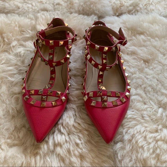 Valentino Rockstud Cage Flats - Picture 2 of 10